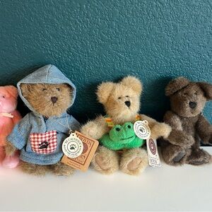 Boyds Bears Shelby T. Sanditoes Frog Pool Float Morgan B. Berriweather